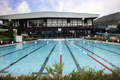 Stage natation à Megève, France